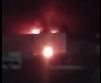 [VÍDEO] Incêndio atinge galpão de empresa de sabão em Mossoró